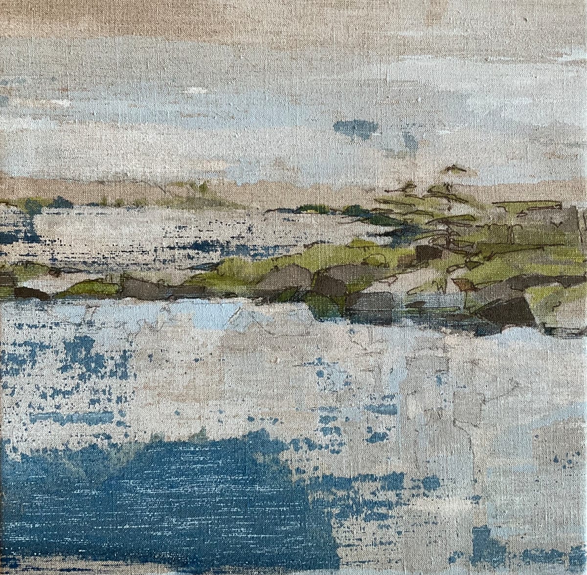 Pond, No.16  'VERSO' by BarbaraHouston ArtStudio, Image 3.