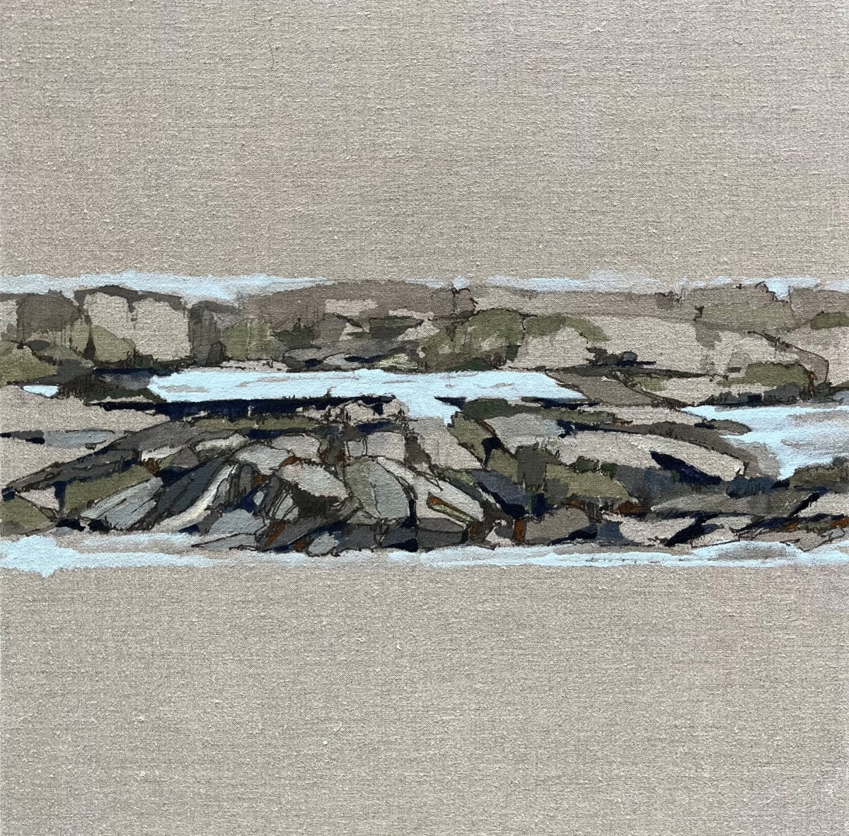 Ponds, No.1  (Sequential) by Barbara Houston  Image: Pond No.1, available individually or as a quadriptych