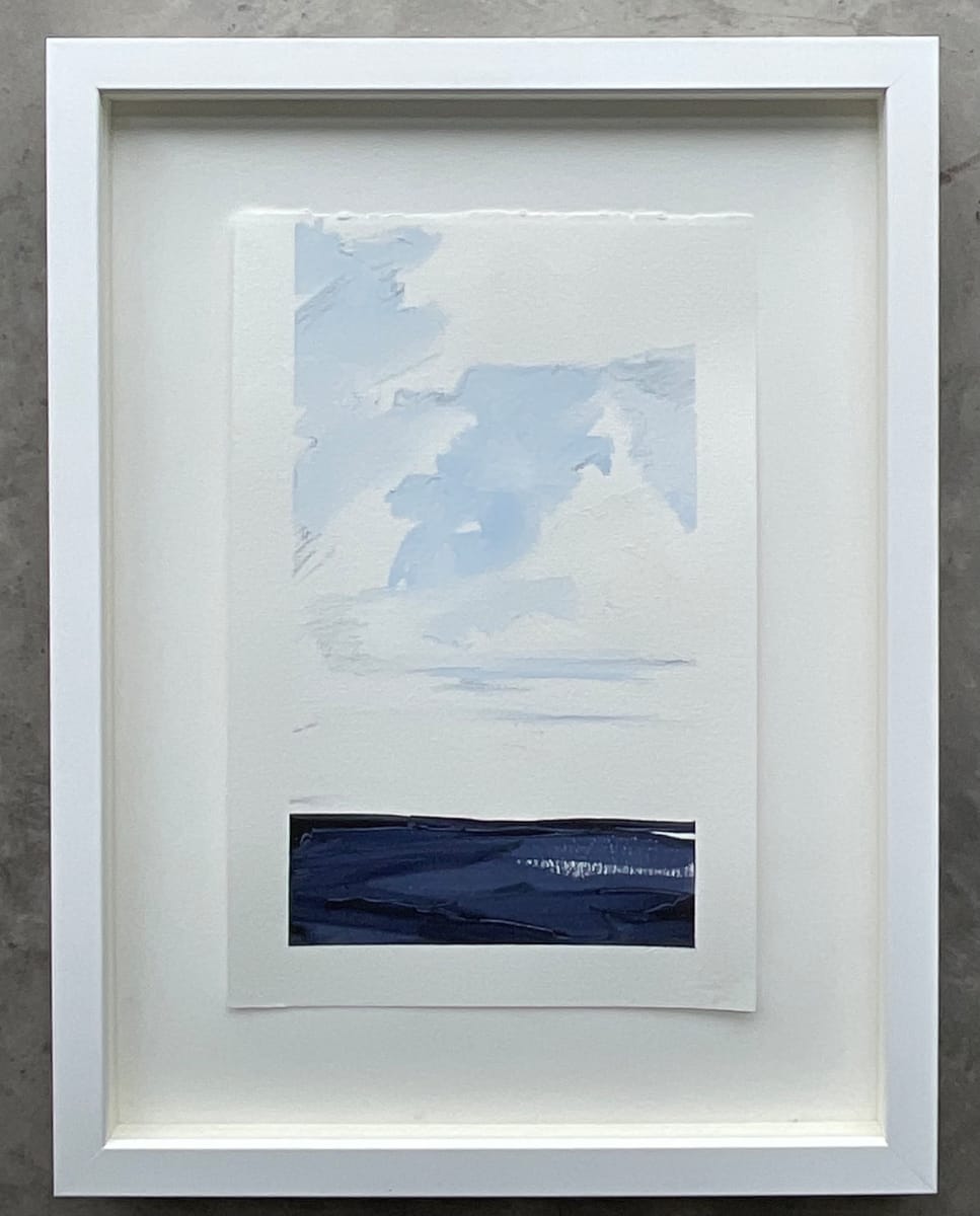 North Atlantic  Series, No.2 by BarbaraHouston ArtStudio  Image: Framed, 17”x13”x 1.25”, archival hinged image, sealed