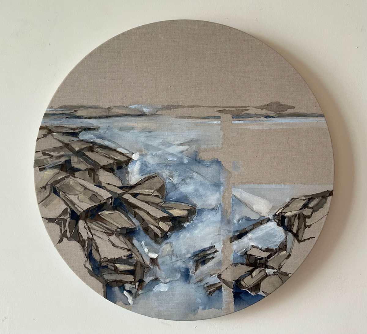 Edge. No. 7. VERSO. by BarbaraHouston ArtStudio  Image: Edge. No. 7. VERSO.