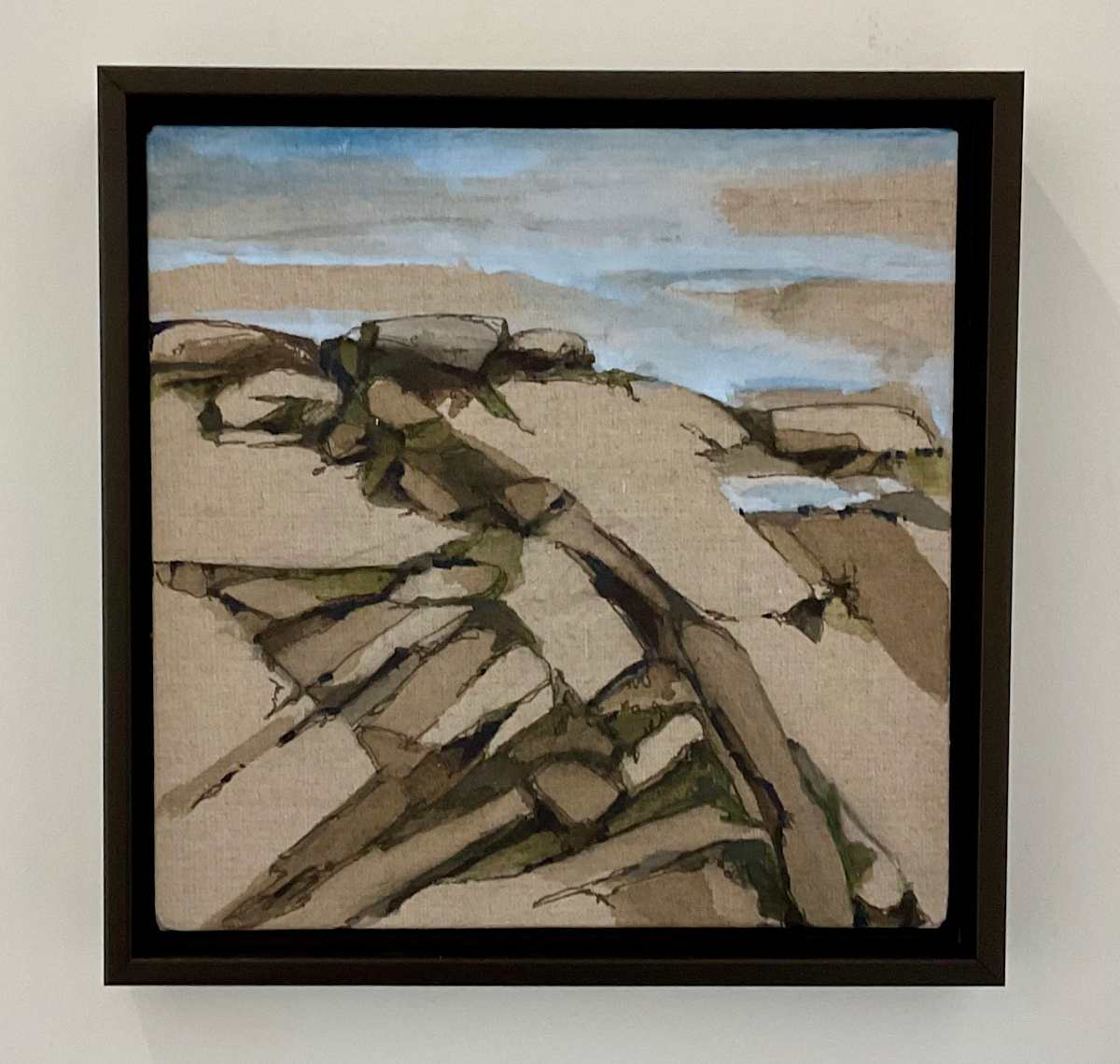 Murphy’s Cove. No.4. by BarbaraHouston ArtStudio  Image: Custom floating frame, dark brown