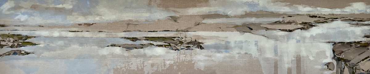 COMPASS  West VERSO by BarbaraHouston ArtStudio  Image: VERSO, 20 X 96