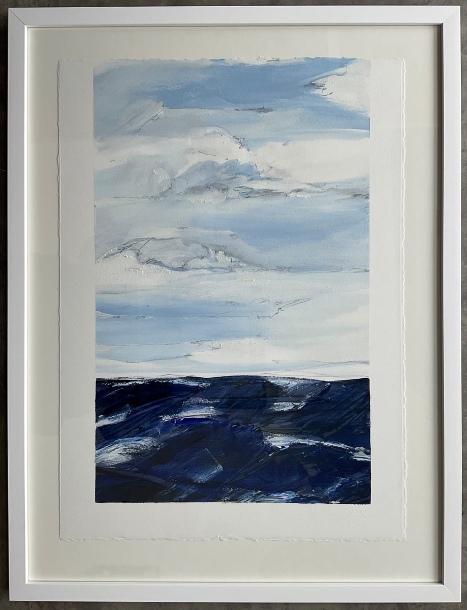 North Atlantic Series, No.15 (portrait) by Barbara Houston  Image: framed, floated Arches on archival mat