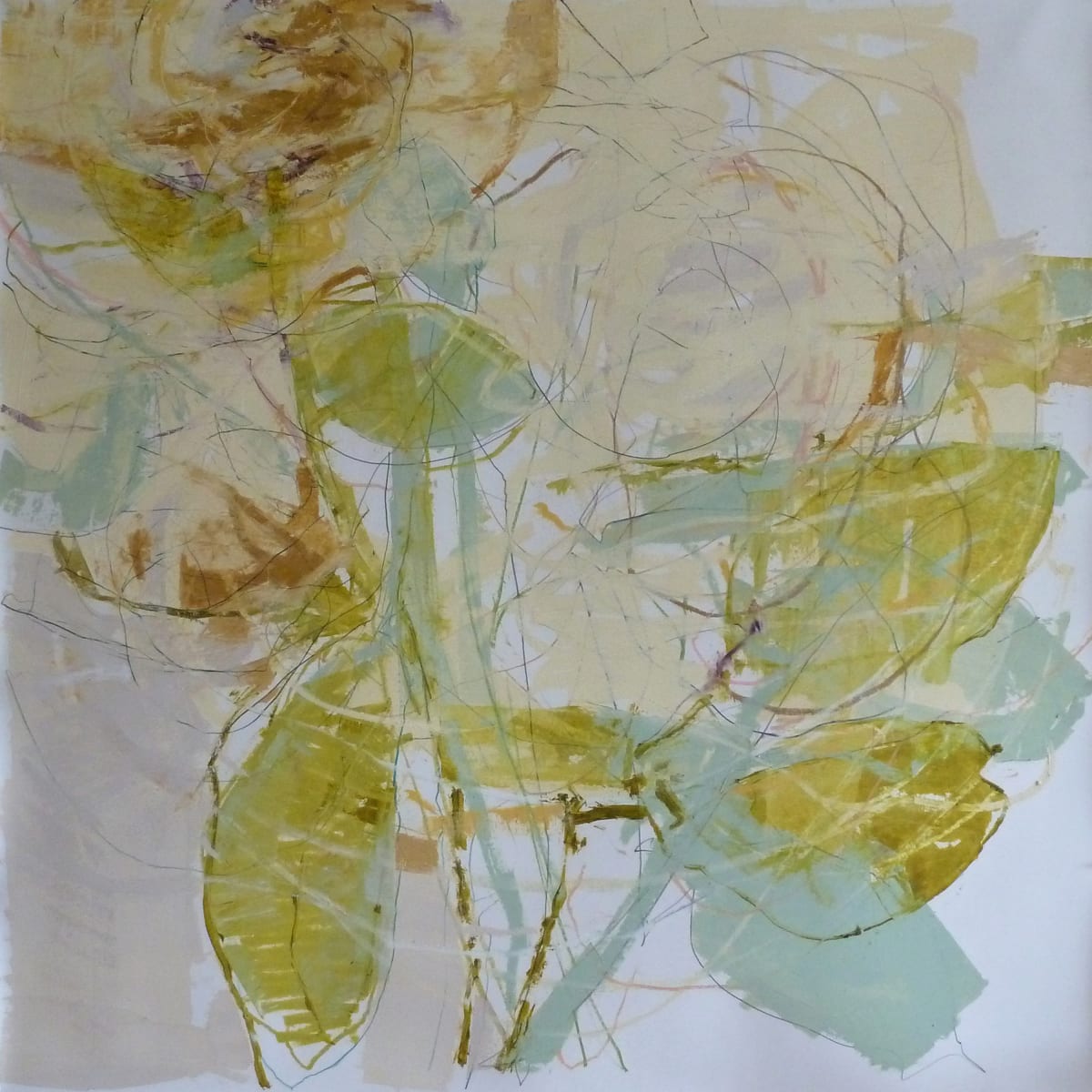 Gold Brocade Rolled Back, Image 1.