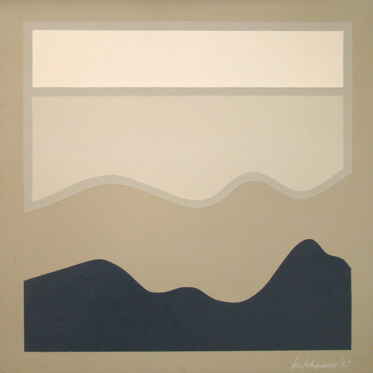 Land From No. 11 (Winter) by Lee Johnson (RAiR 1975), Image 1.