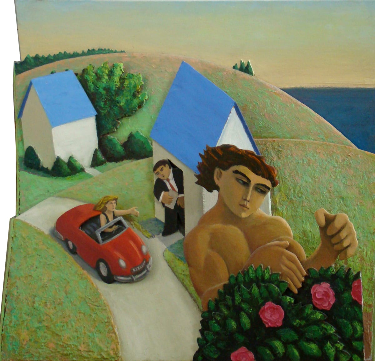 Girl in a Red Car by Robert Jessup (RAiR 1980-81), Image 1.