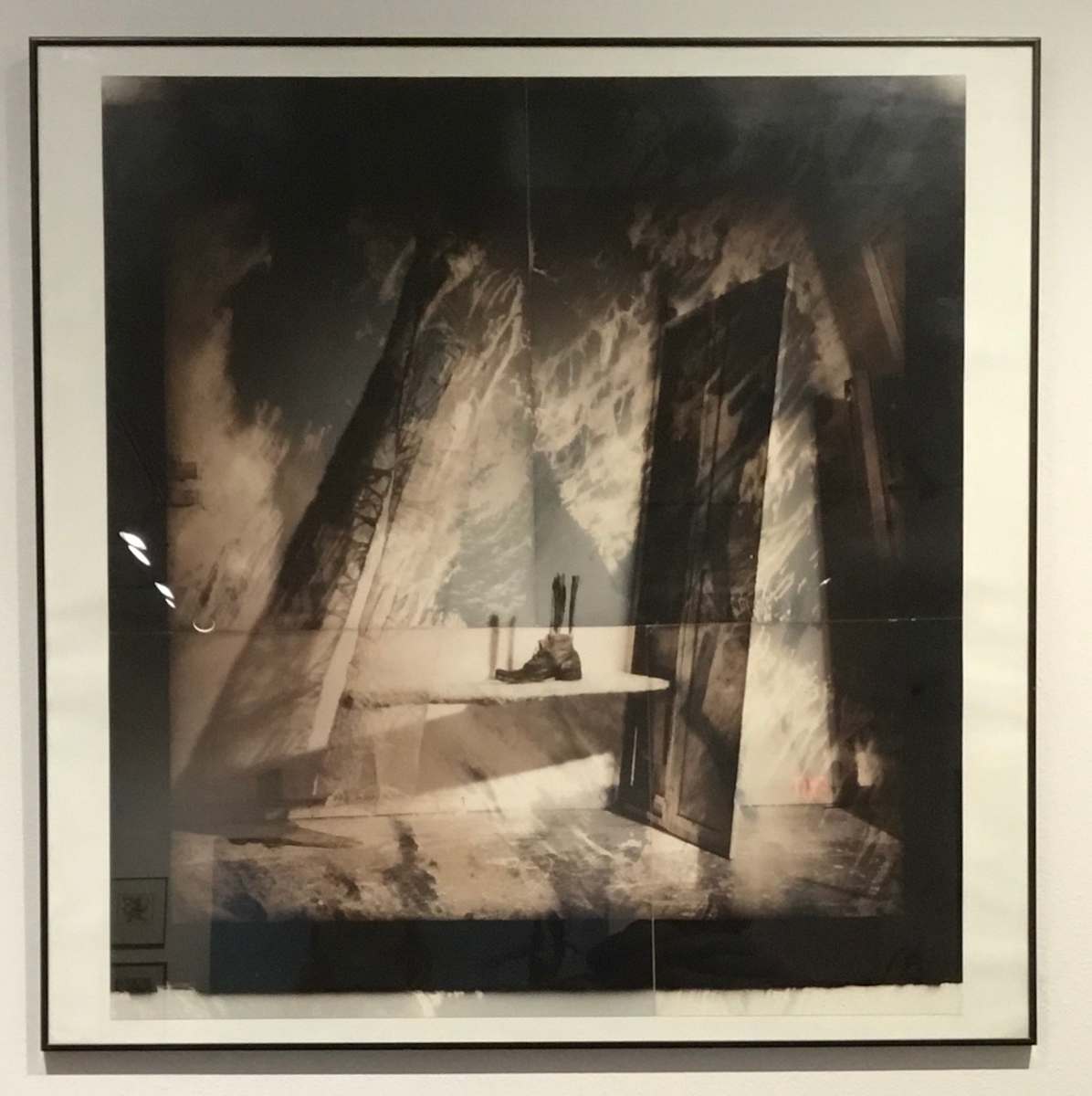 Untitled (open door, shoe on shelf) by Ted Kuykendall (RAiR 1985-87) 