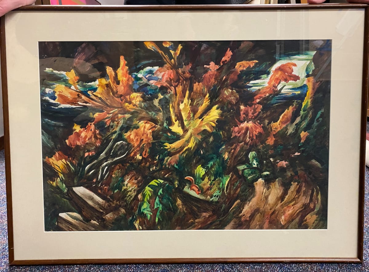 Forest Scene by Howard Cook (RAiR 1967-68) 