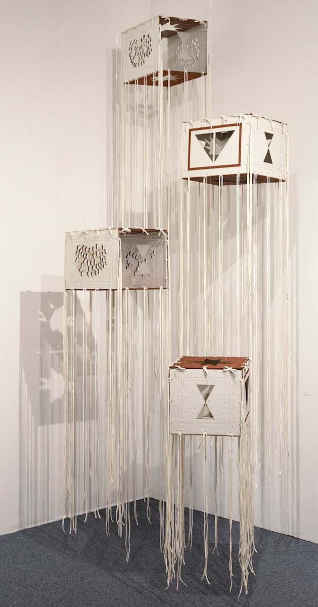 Untitled (Wowapi-Sa), Installation (Series of four) by Mikayla Patton (RAiR 2020-21), Image 1.