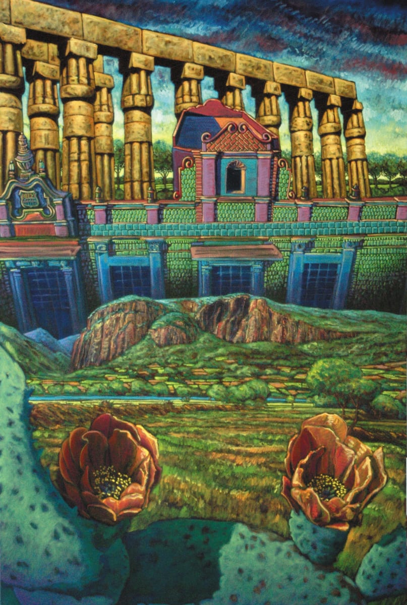 Apoala With Cactus by Michael Aakhus (RAiR 1976-77), Image 1.