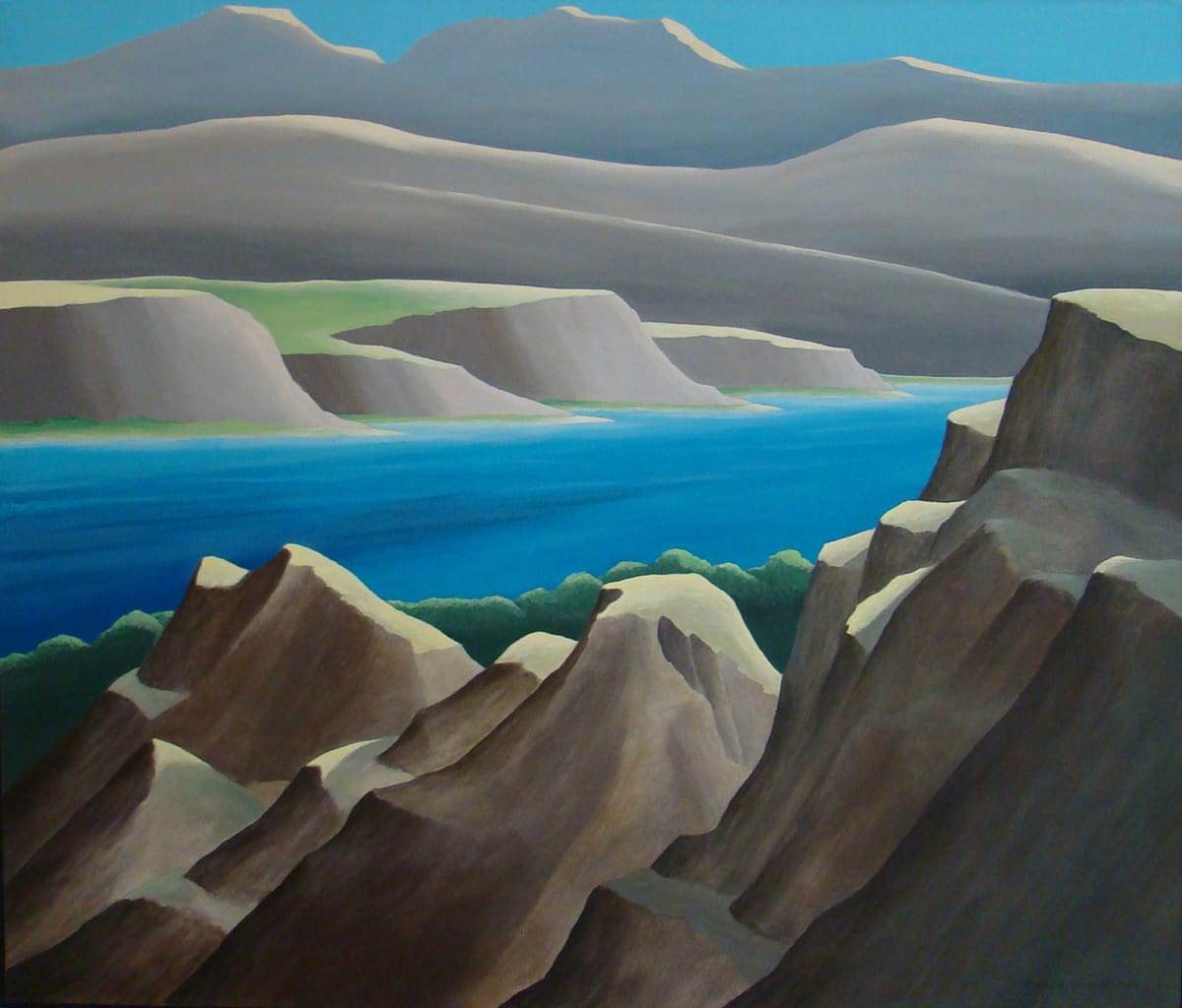 Blue River by Donald B. Anderson (RAiR-AMoCA Founder), Image 1.