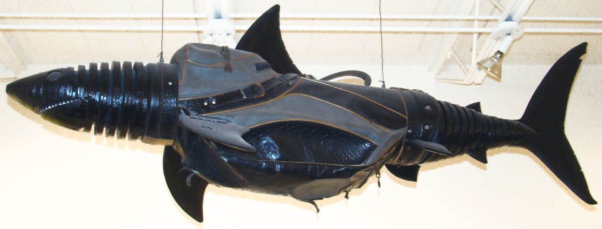 Black--Great White Shark by Robbie Barber (RAiR 1991-92), Image 1.