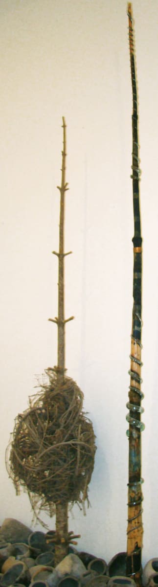 Untitled (two pieces from the St. Louis Flood Series) by Matt Barinholtz (RAiR 1995-96) 