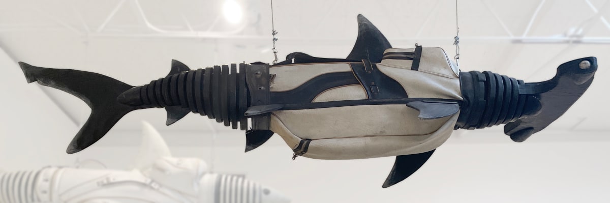 Dark Blue Hammerhead Shark by Robbie Barber (RAiR 1991-92), Image 1.