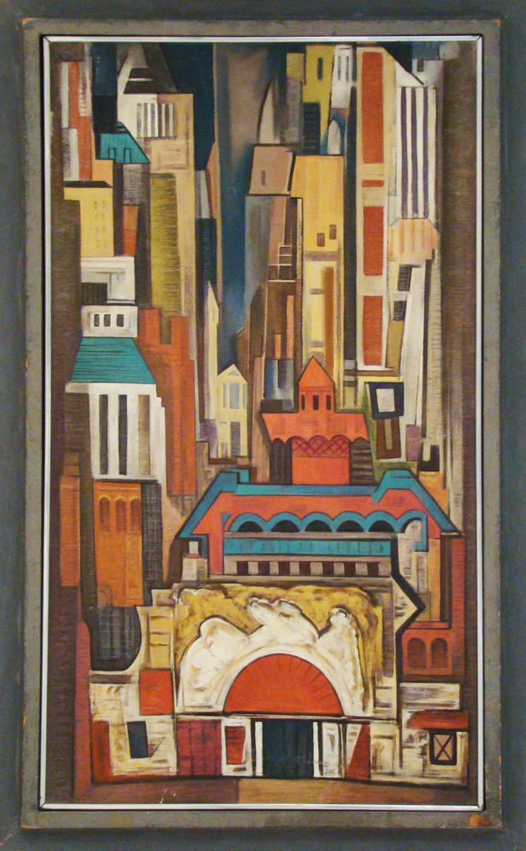 Castle Gardens by Howard Cook (RAiR 1967-68), Image 1.