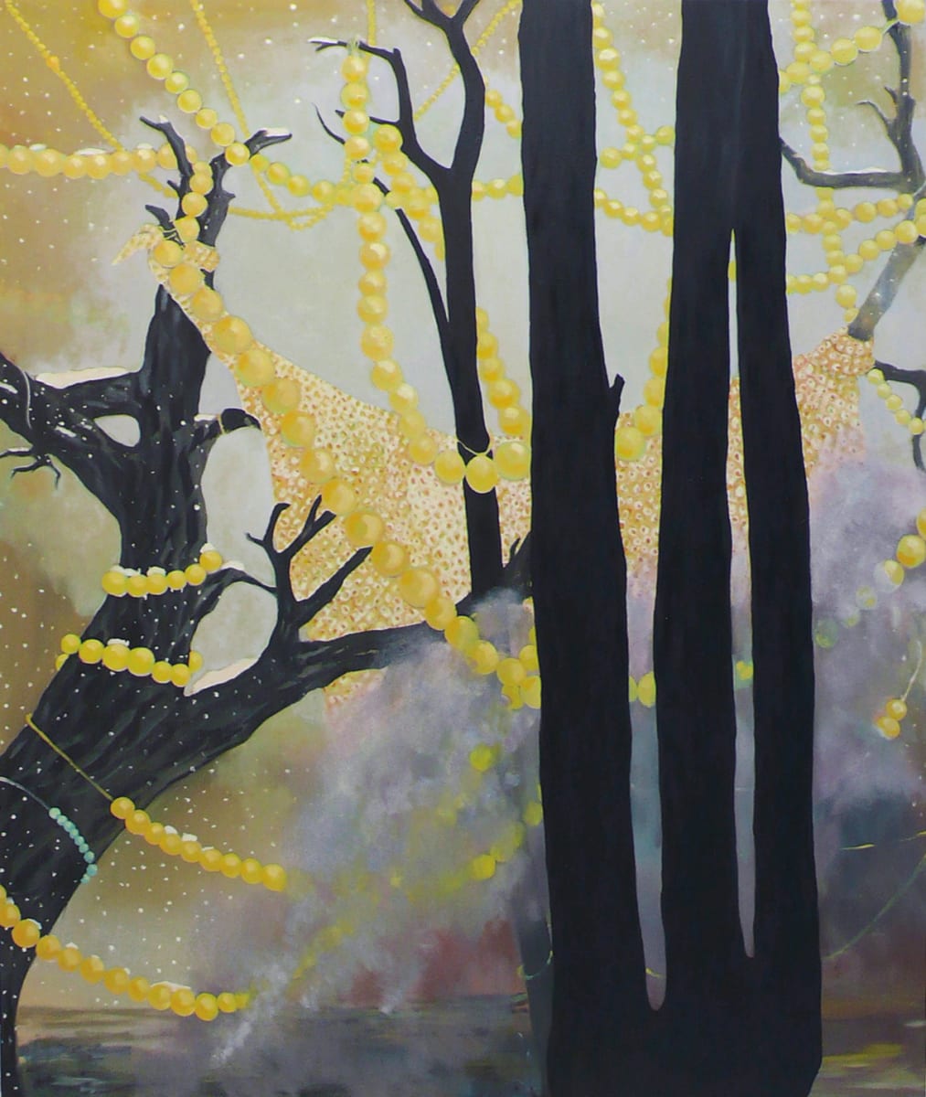 Yellow Pearls and Grey Smoke by Alexandra Wiesenfeld (RAiR 2000), Image 1.