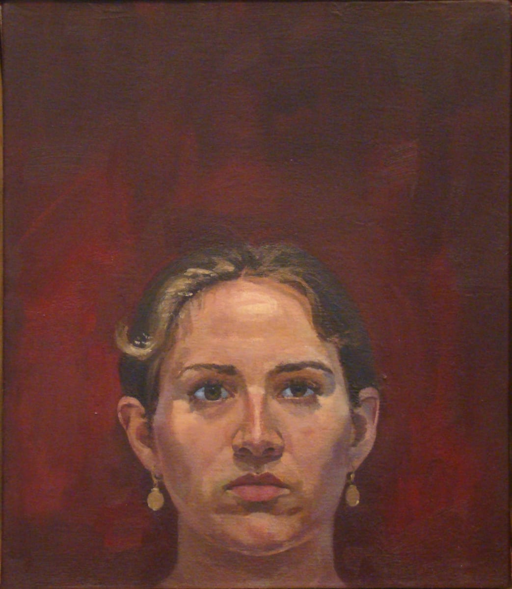 Self Portrait (in the Red) by Cristina Gonzalez  (RAiR 1998-99), Image 1.