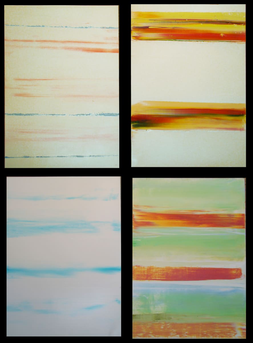 Untitled (four paintings) by Magdalena Z'Graggen (RAiR 2001), Image 1.