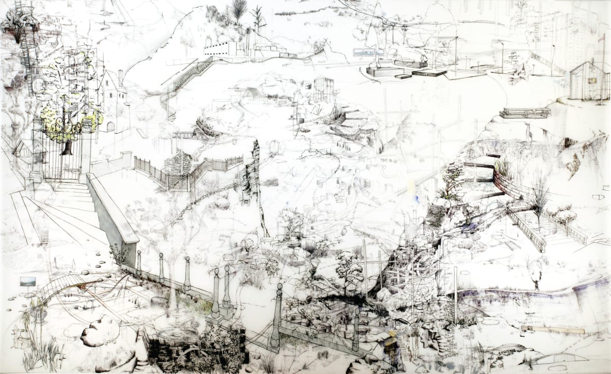 Landscape with Ups and Downs by Nick Conbere (RAiR 2007-08), Image 1.
