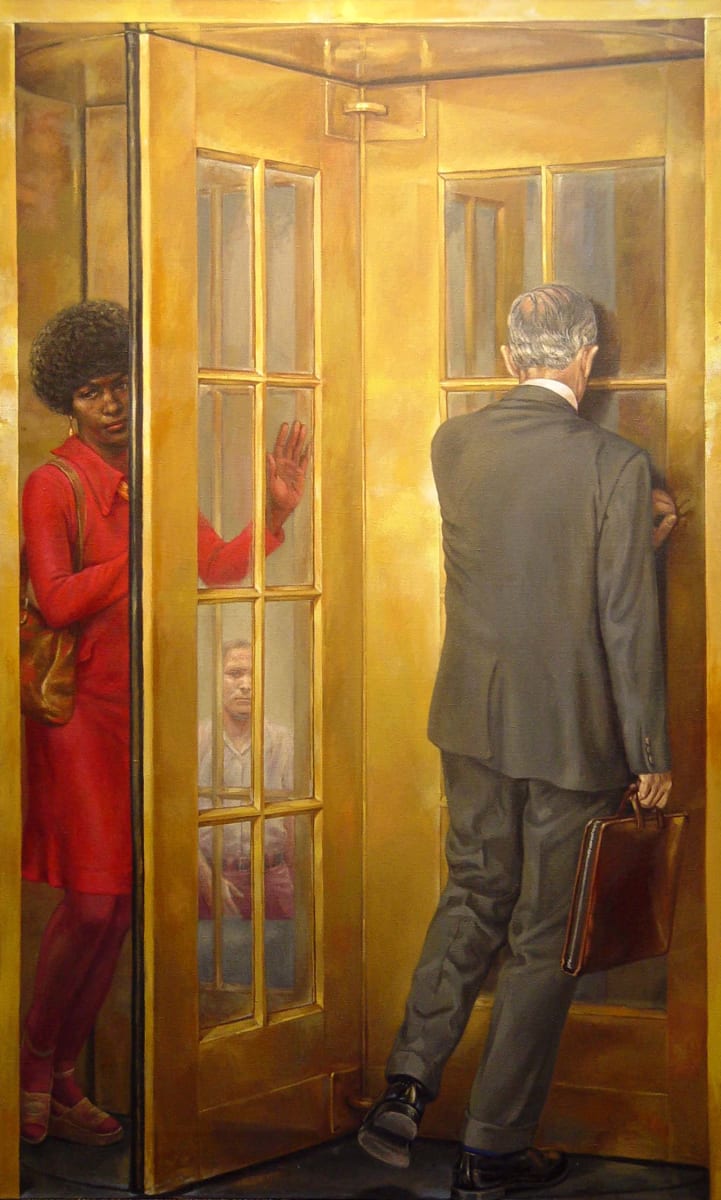 Revolving Door (on loan from Sally Midgette Anderson) by Willard Midgette (RAiR 1970-71) 