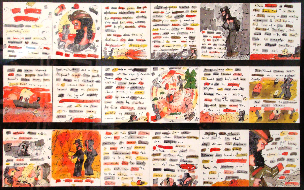 Dream Series Text by Richard Thompson (RAiR 1981), Image 1.