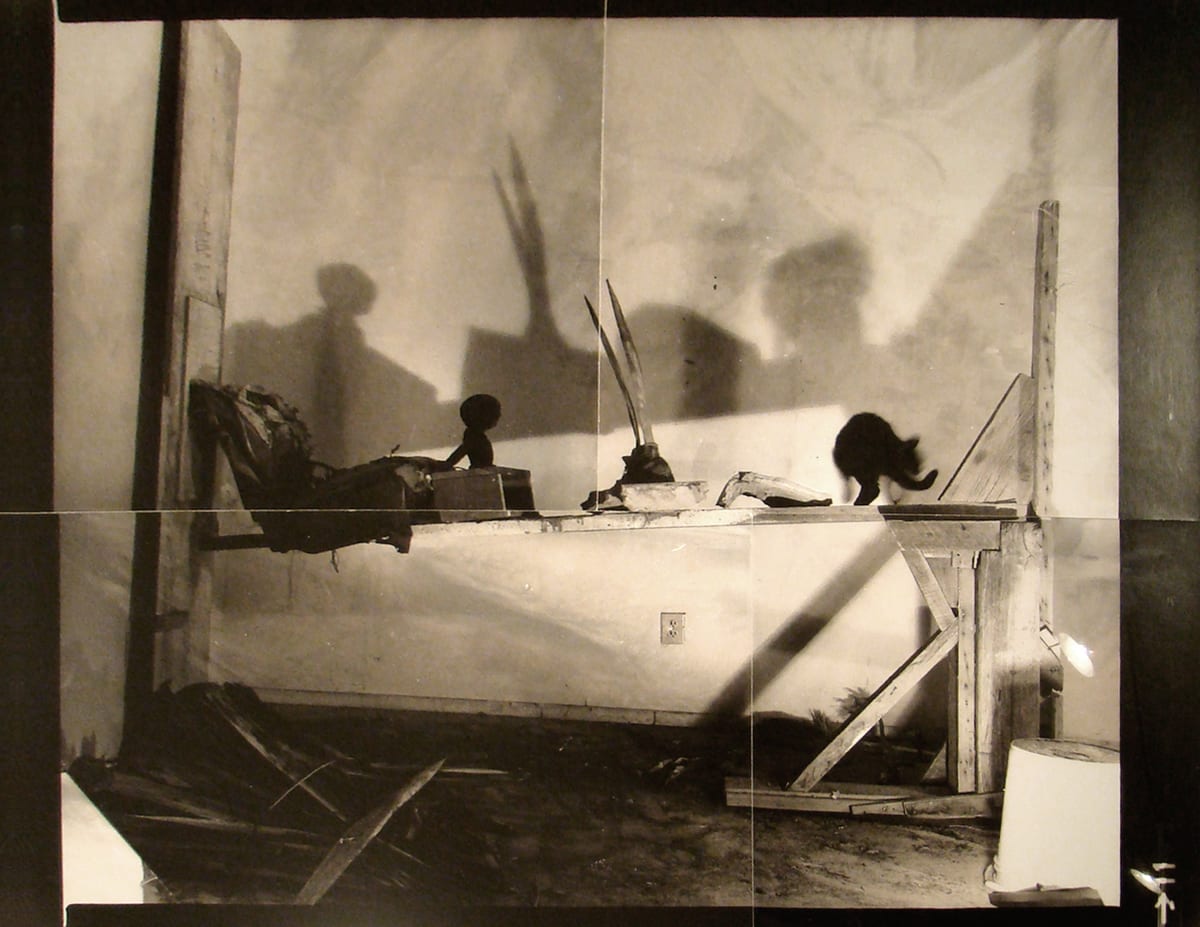 Untitled (with cat) by Ted Kuykendall (RAiR 1985-87), Image 1.