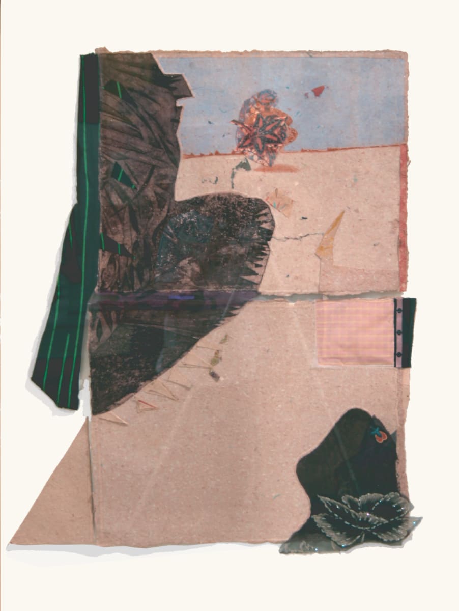 Self Portrait With Red Tree by Martie Zelt (RAiR 1982-83) 