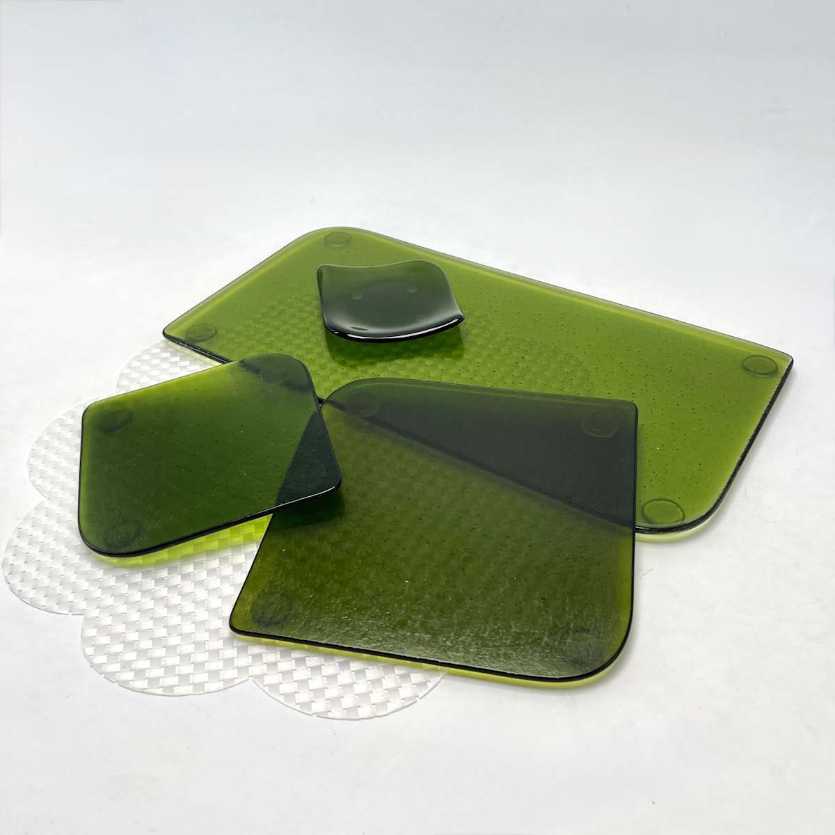 Lucent Collection: Tablescape in Pine Green by Susan Madacsi, Image 11.