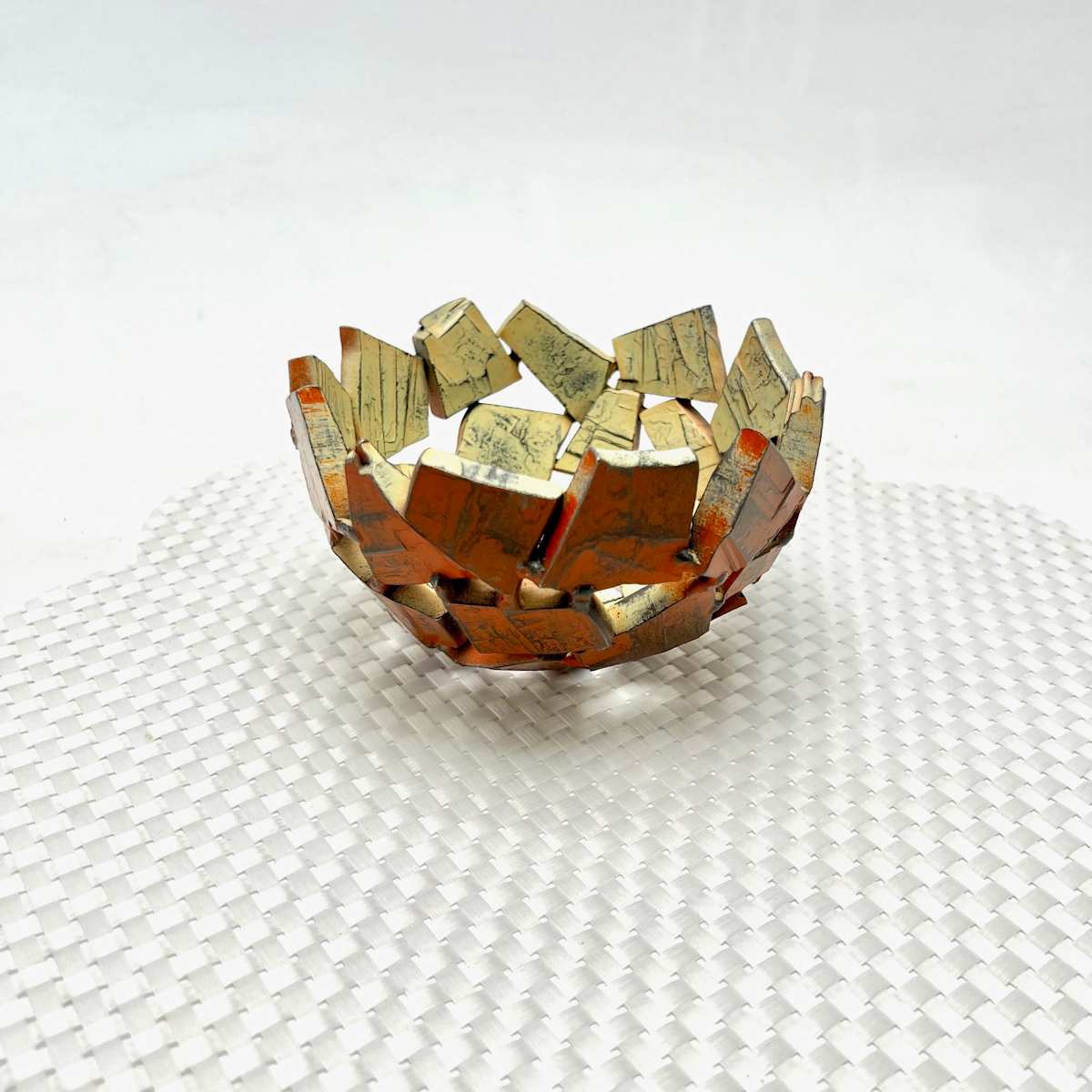 Geode Vessel, Petite: Orange Sherbert by Susan Madacsi, Image 2.