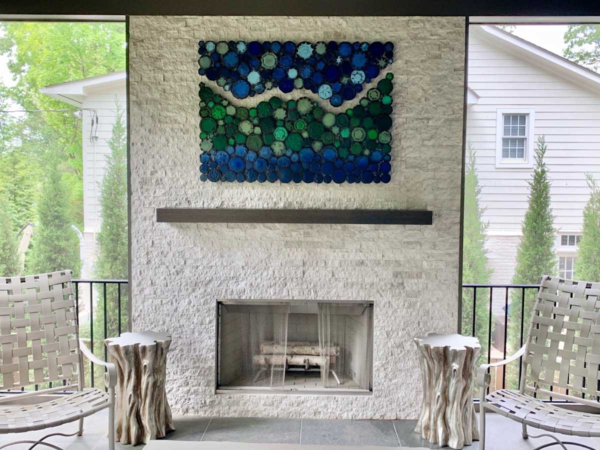 Summers in Maine by Susan Madacsi  Image: Summers in Maine, installed