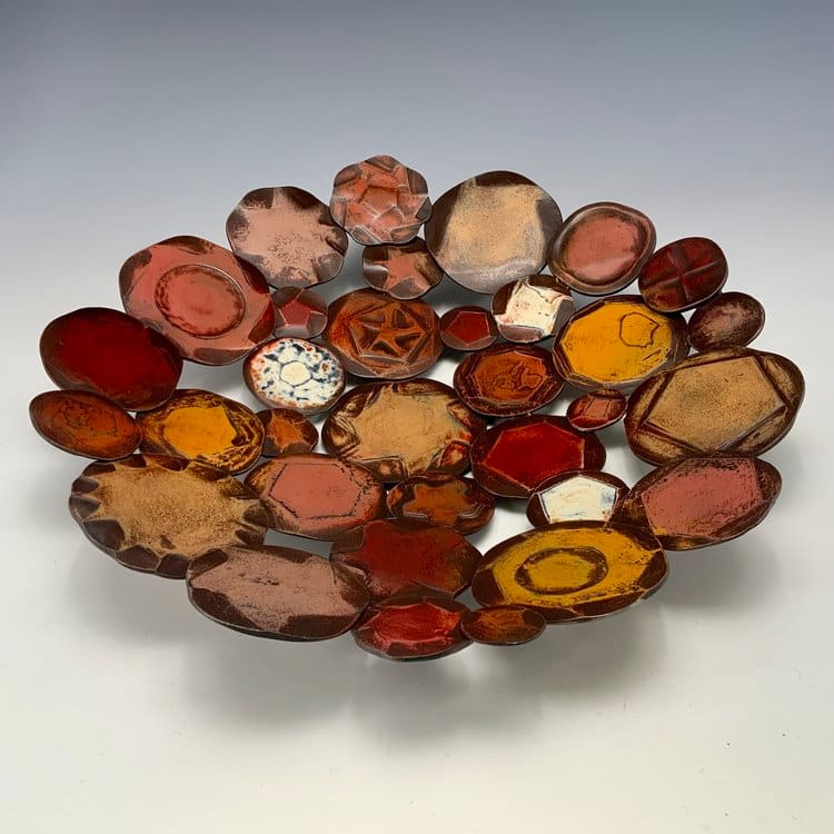 Absaroka Medallion Platter by Susan Madacsi  Image: Absaroka Medallion Platter