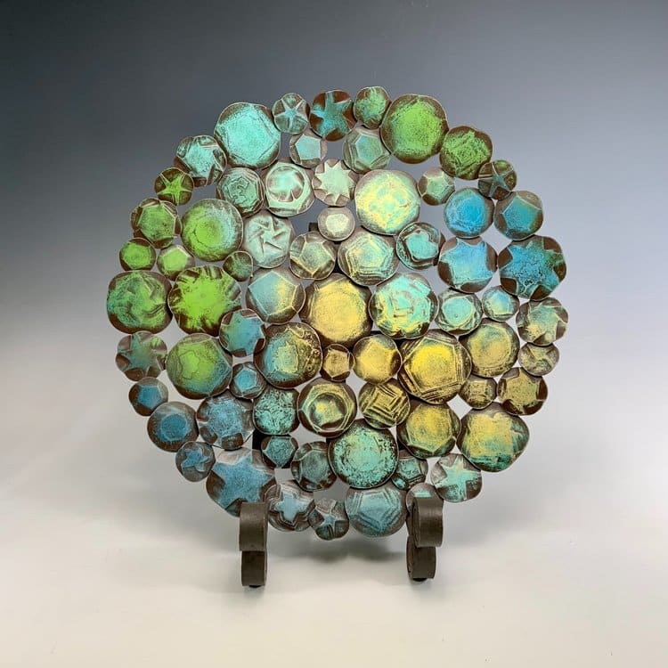 Twin Springs Medallion Platter by Susan Madacsi  Image: Twin Springs Medallion Platter