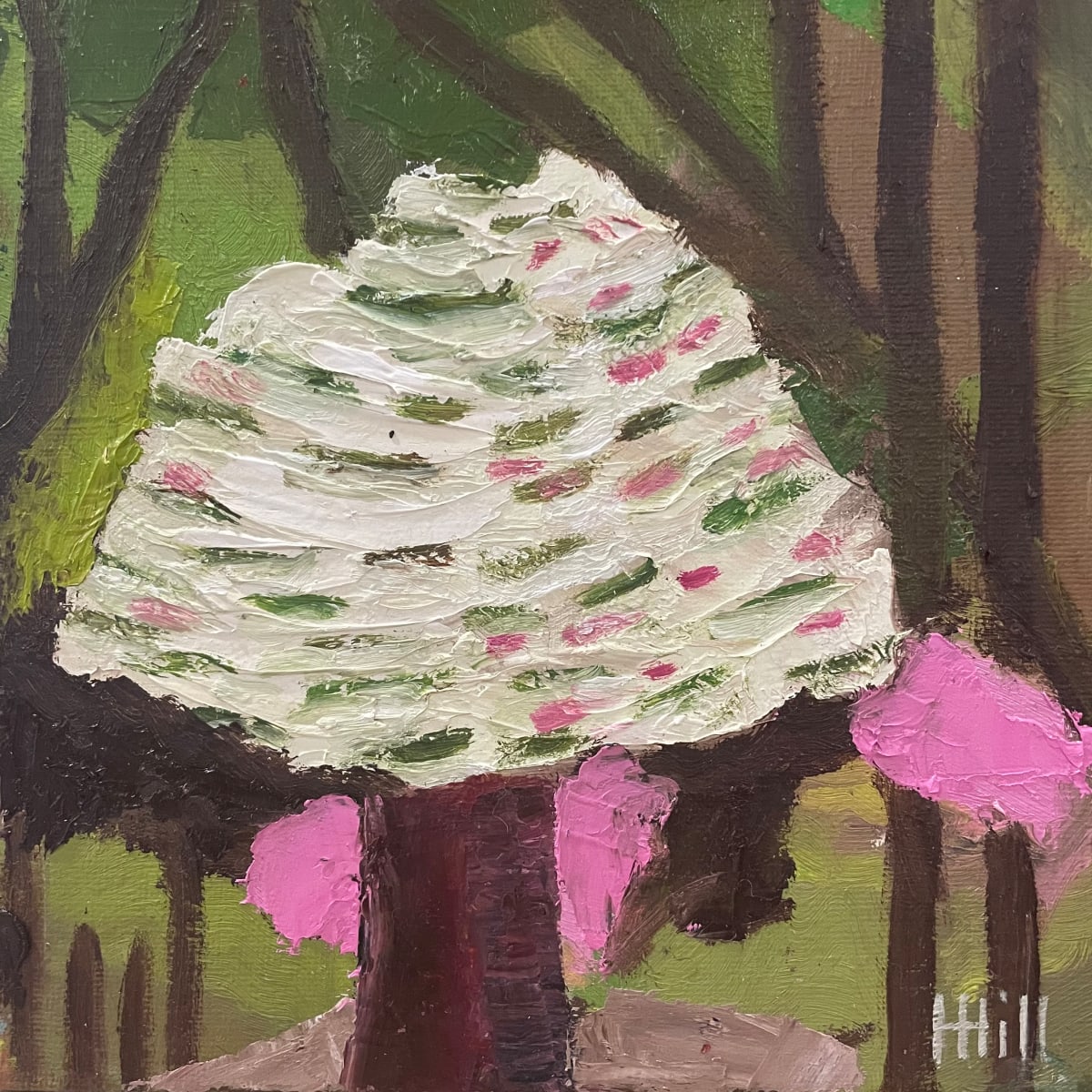 Azalea Garden Dogwood by Harriet Hill 