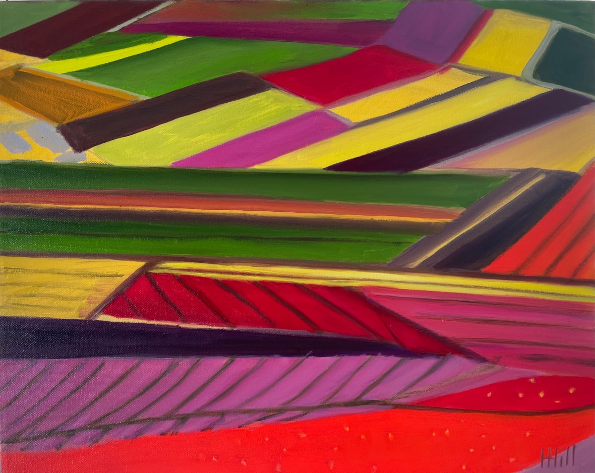 Tulip Fields by Harriet Hill, Image 1.