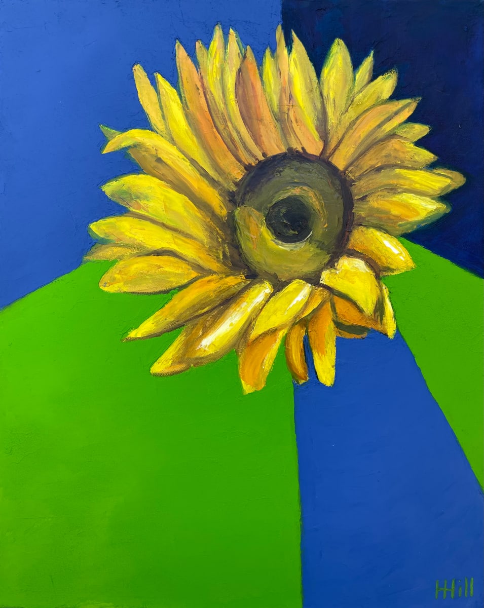 Sunflower Greeting by Harriet Hill 