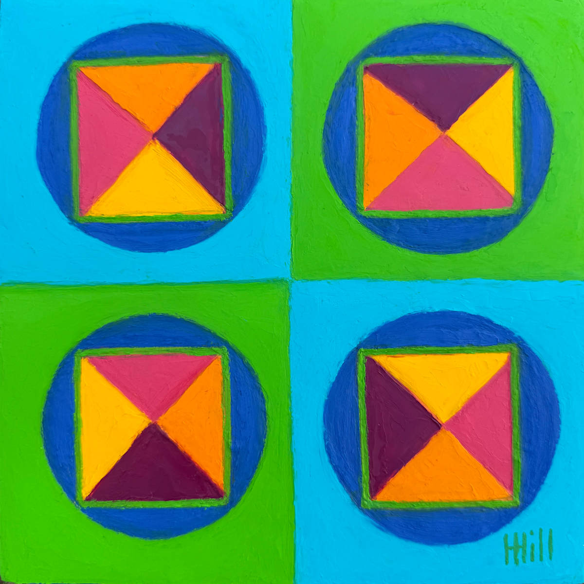 Triangles, Circles and Squares by Harriet Hill 