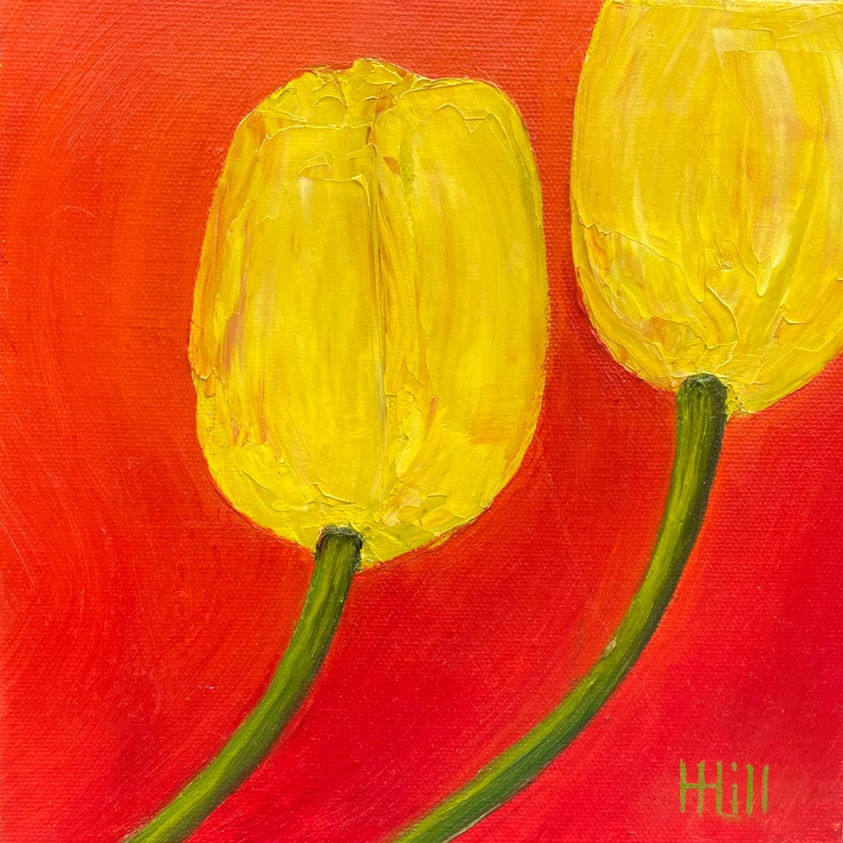 Two Tulips by Harriet Hill, Image 3.