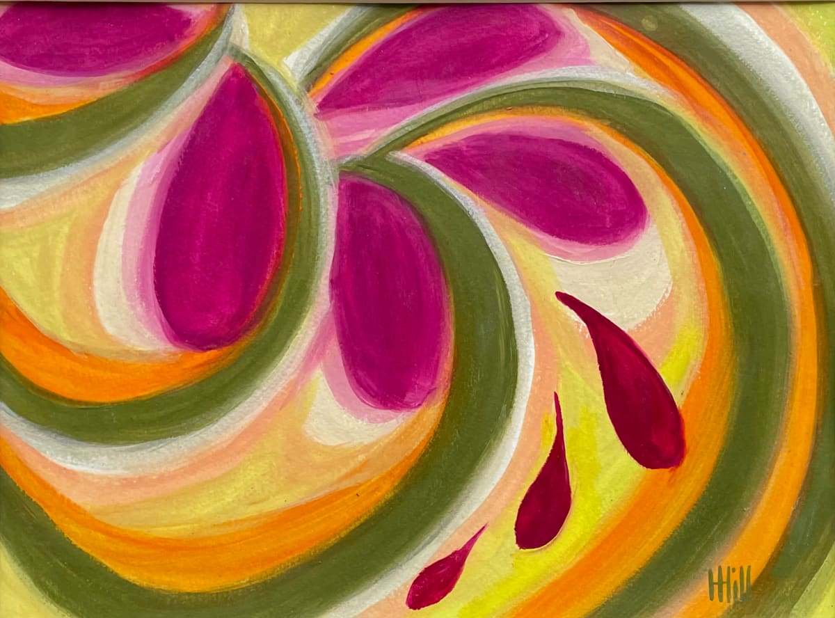 Petals in the Current by Harriet Hill 