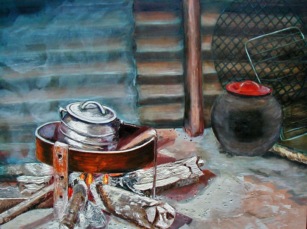 Small Pot, Big Fire by Harriet Hill, Image 1.