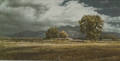 Taos Back Road by Clark Hulings Estate, Image 1.