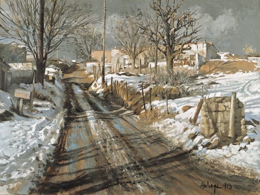 Rodriguez Street by Clark Hulings Estate, Image 1.