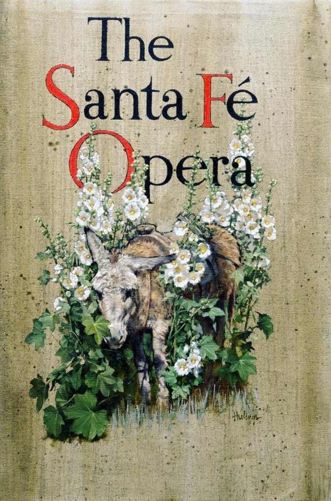 Santa Fe Opera Poster by Clark Hulings Estate, Image 1.