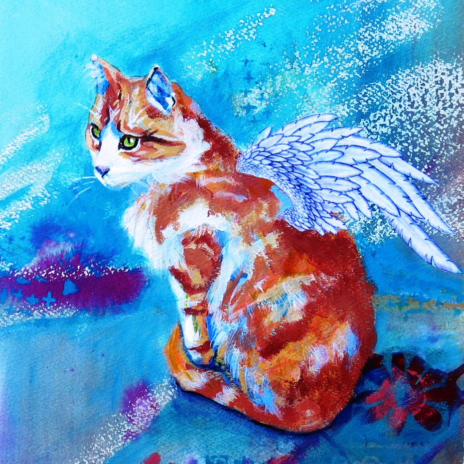 " All Cats Go To Heaven " by Raven Skye McDonough 