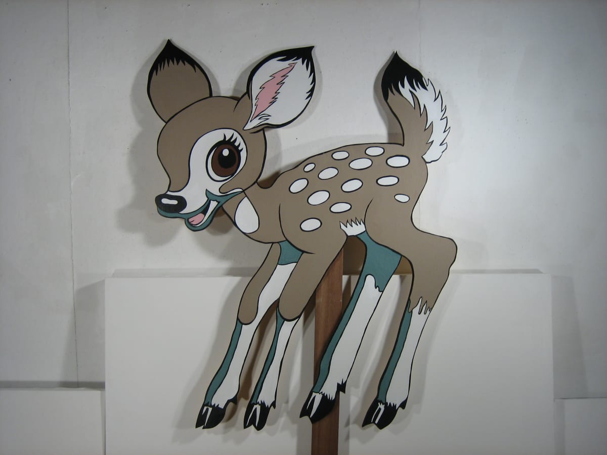 Deer Lawn Ornament by Randy Stevens 