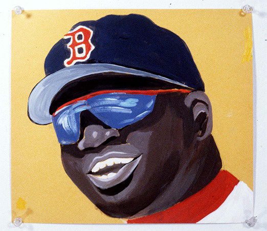 David Ortiz with Sunglasses by Randy Stevens 