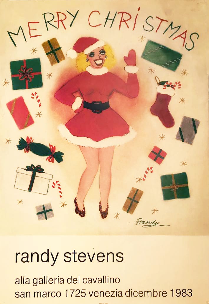 Santa Girl Venice Posters by Randy Stevens 