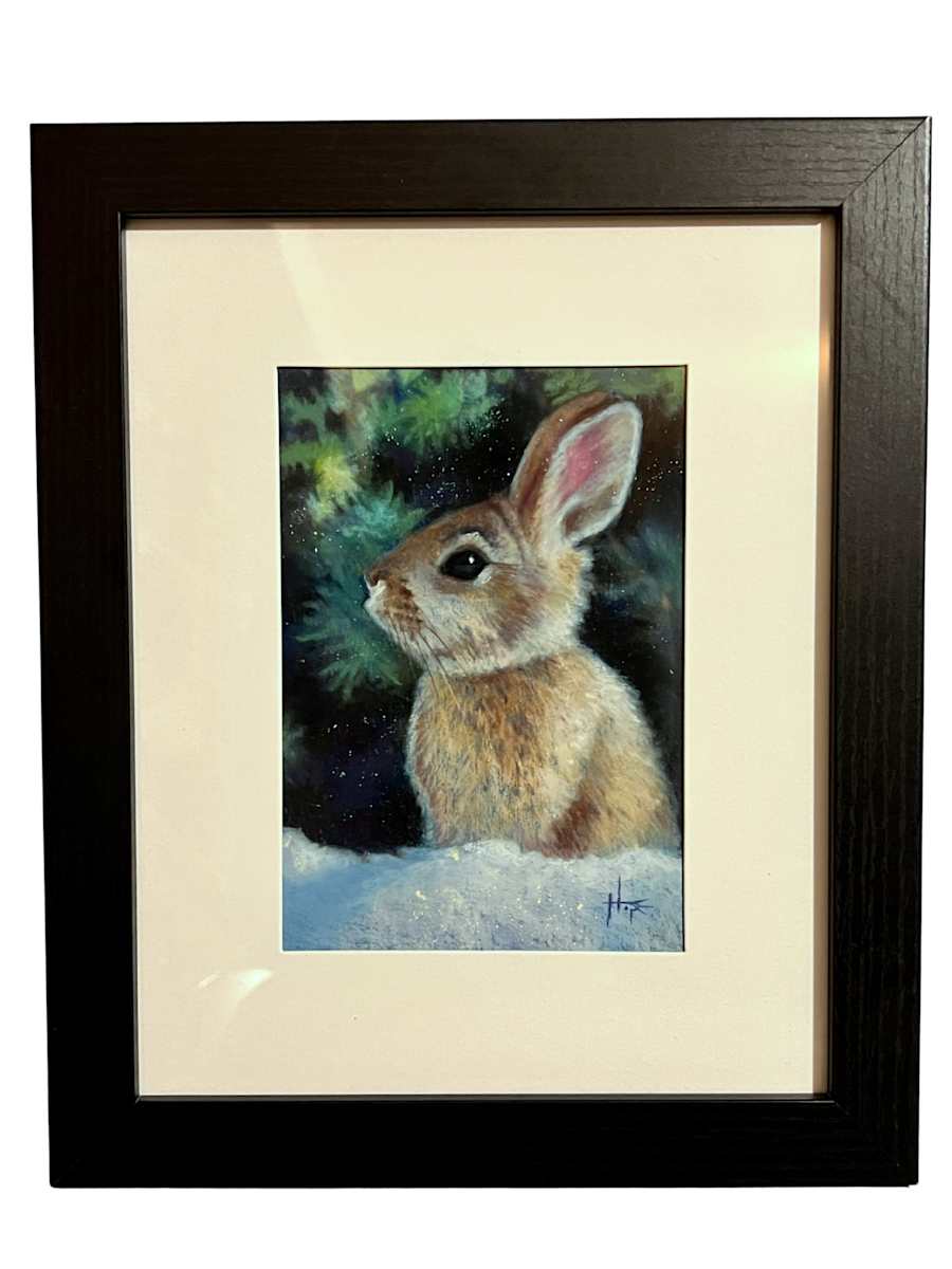 Snow Bunny study 2 by Hope Martin 