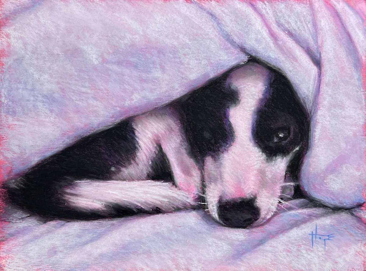 Elsie's portrait by Hope Martin 