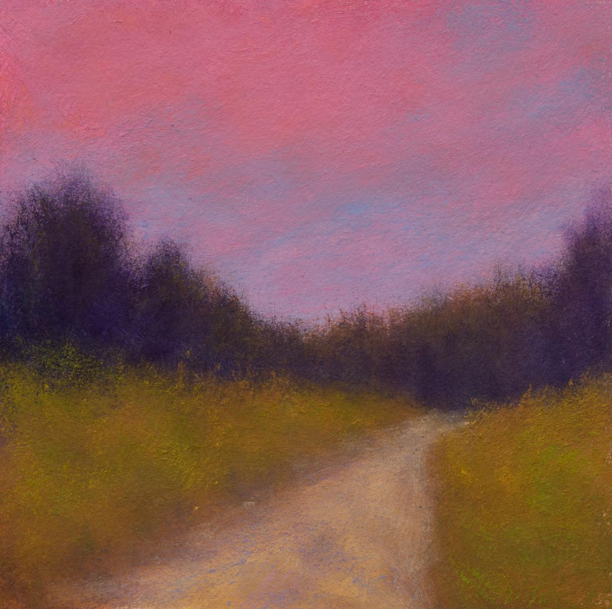 Pink Sky and Path by Victoria Veedell 