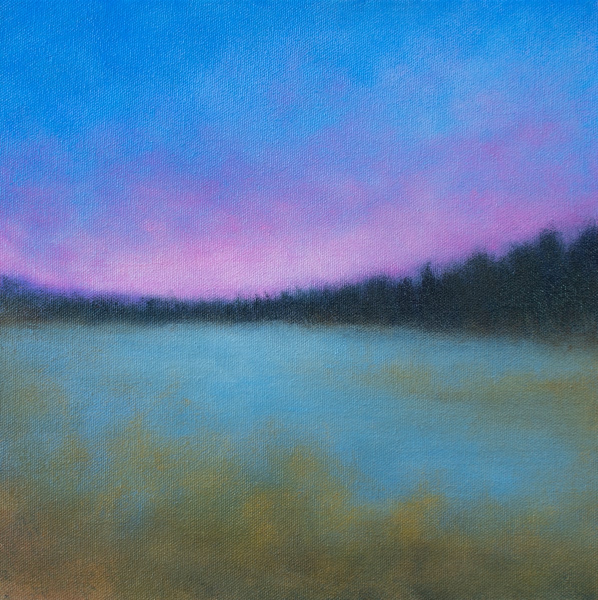 Sunset Over the Field by Victoria Veedell 